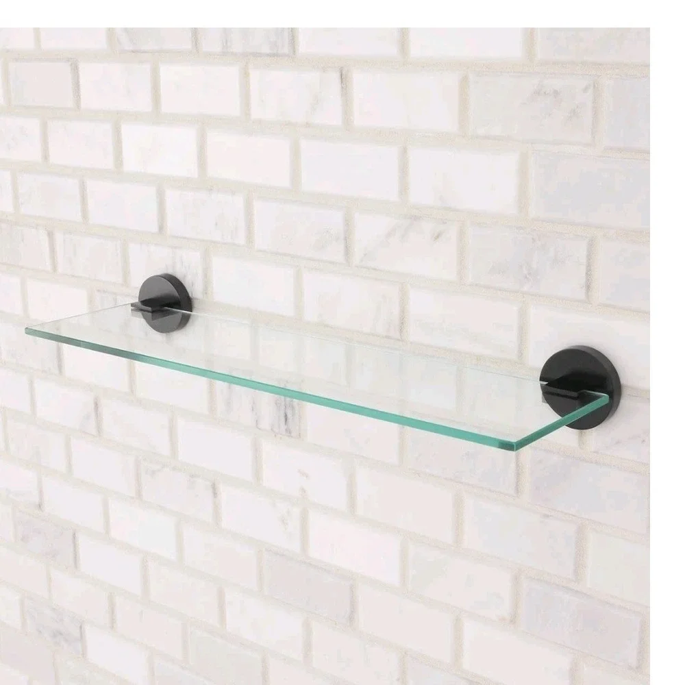 Speakman Neo Polished Chrome Glass Shelf SA-1209 Bathroom Vanity‎ Storage New